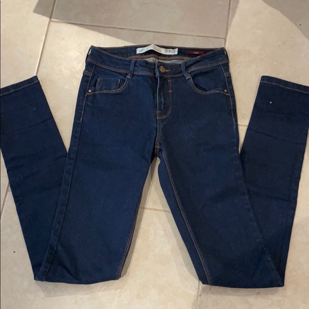 Like New-Zara-Trafaluc Denim HighRise Skinny 👖s